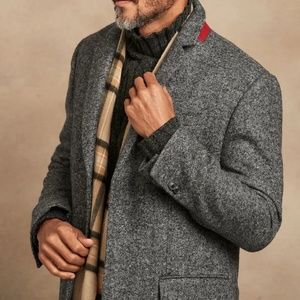 Banana Republic ITALIAN HERRINGBONE TOPCOAT